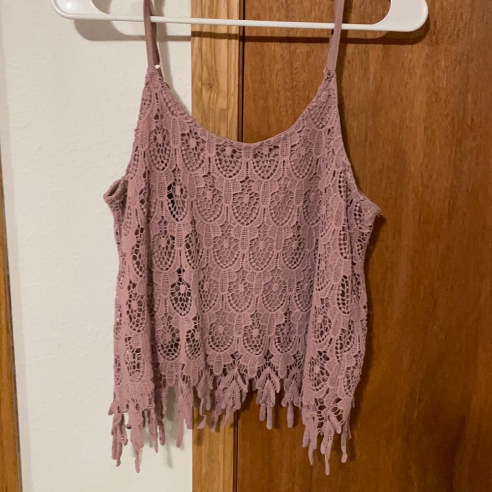 Pink crop top from rue 21 Like new